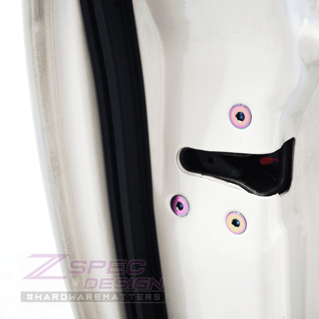 ZSPEC Dress Up Bolts® Fastener Kit, Door Jams Area for Nissan Z32 300zx, Titanium - Howling Moto