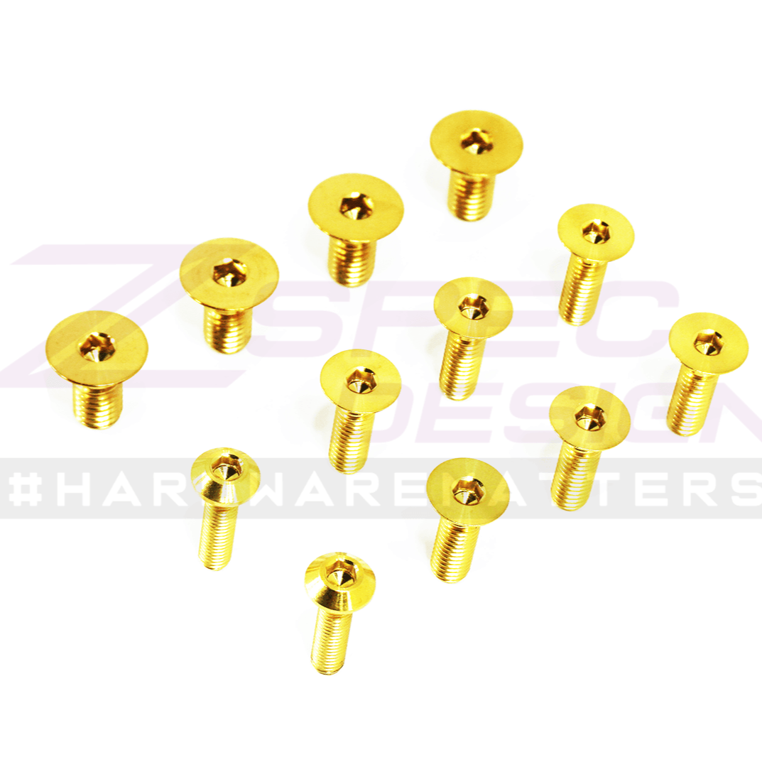 ZSPEC Dress Up Bolts® Fastener Kit, Door Jams Area for Nissan Z33 350z, Titanium - Howling Moto