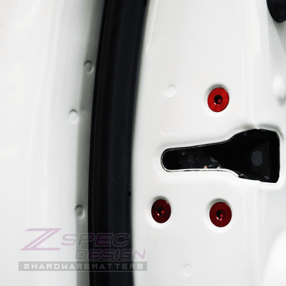 ZSPEC Dress Up Bolts® Fastener Kit, Door Jams Area for Nissan Z33 350z, Titanium - Howling Moto