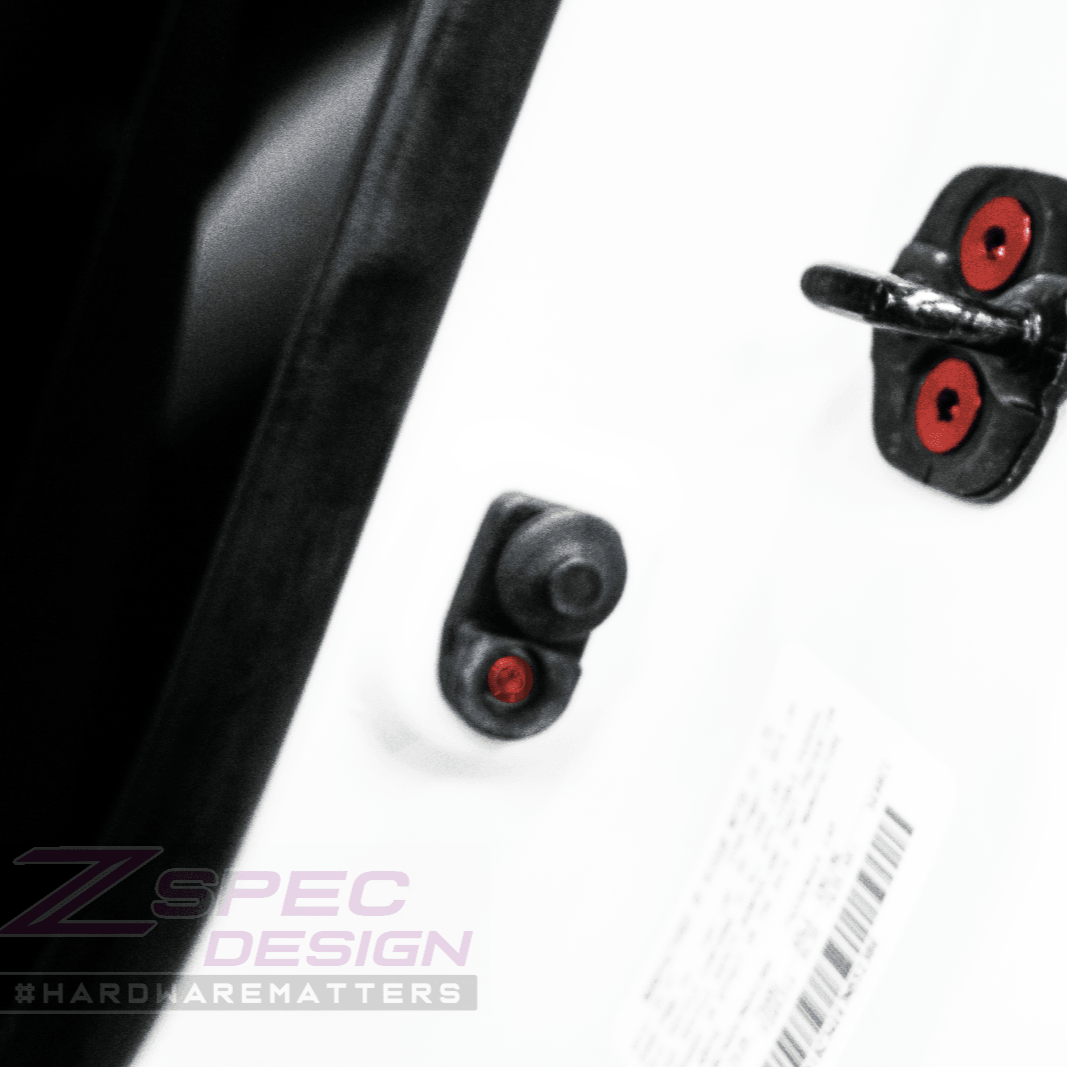 ZSPEC Dress Up Bolts® Fastener Kit, Door Jams Area for Nissan Z33 350z, Titanium - Howling Moto