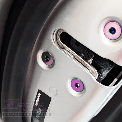 ZSPEC Dress Up Bolts® Fastener Kit, Door Jams Area for Nissan Z34 370z, Titanium - Howling Moto