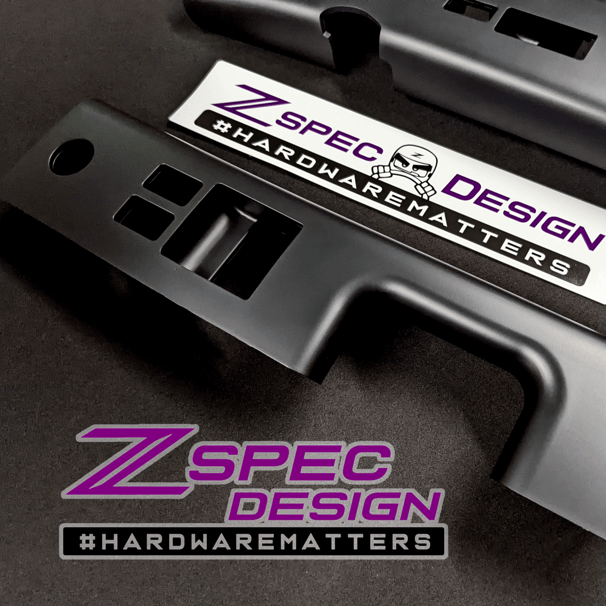 ZSPEC 350z Z33 Interior Door Window Switch Finisher Set for LHD '06-09, Black - Howling Moto
