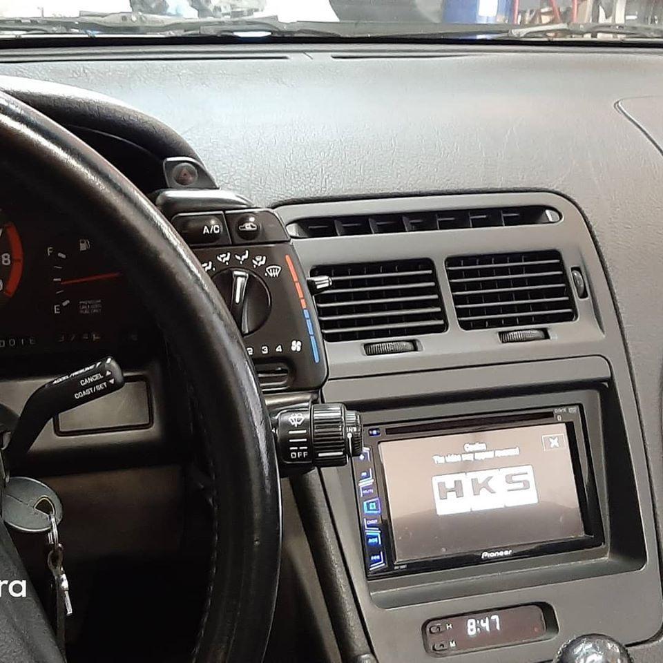 ZSPEC LHD Double-Din Radio Bezel w/Brackets for '90-99 Nissan Z32 300zx - Howling Moto
