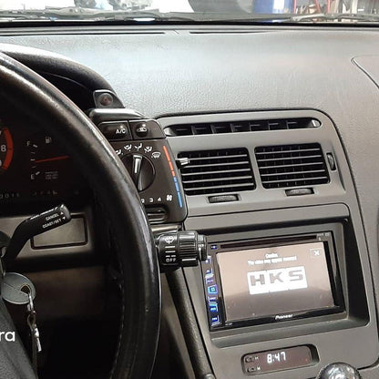 ZSPEC LHD Double-Din Radio Bezel w/Brackets for '90-99 Nissan Z32 300zx - Howling Moto