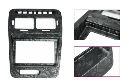 ZSPEC LHD Hydro-Dipped Double-Din Radio Bezel w/Brackets, Nissan Z32 300zx - Howling Moto