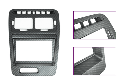 ZSPEC LHD Hydro-Dipped Double-Din Radio Bezel w/Brackets, Nissan Z32 300zx - Howling Moto