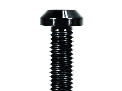 ZSPEC M8-1.25x35mm Dress Up Bolt® Fastener, Angled Head, Titanium Grade-5, Per Each - Howling Moto