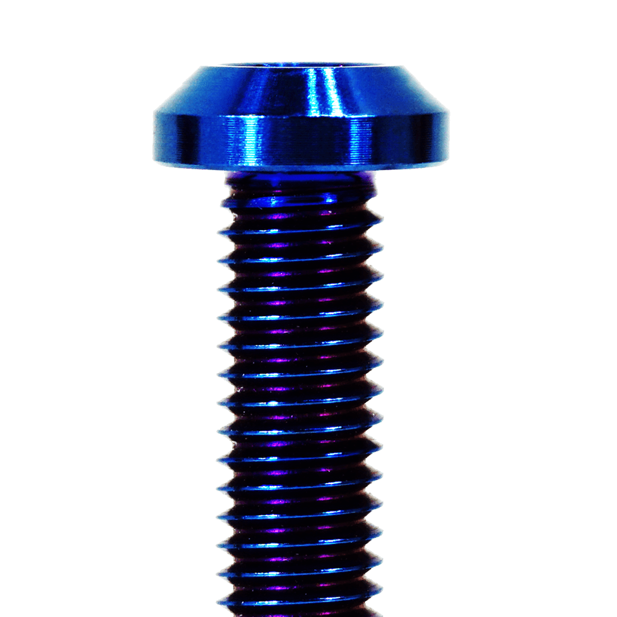 ZSPEC M10-1.25x30mm Dress Up Bolts® Fastener, Titanium GR5, Angled Head, Per Each - Howling Moto