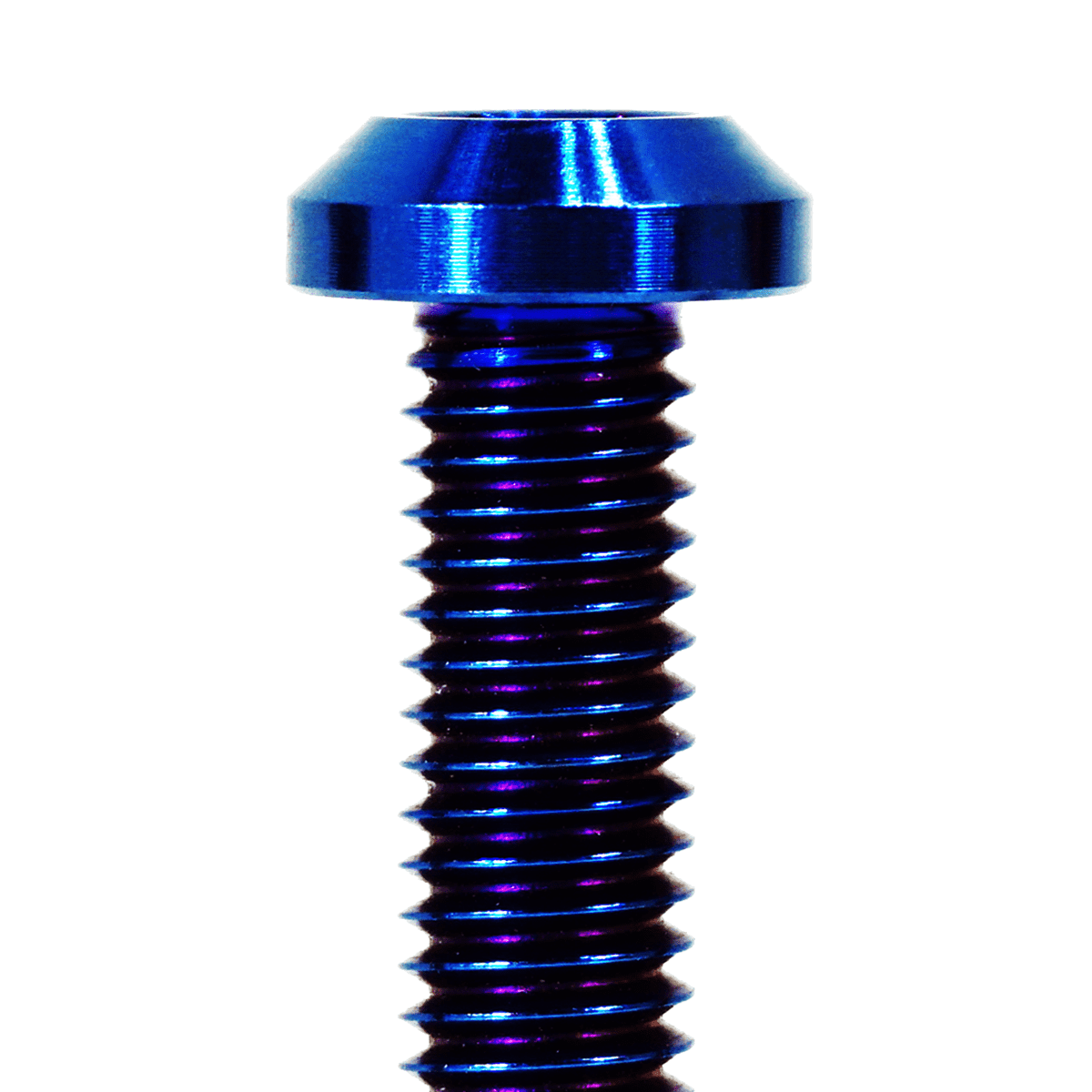 ZSPEC M6-1.0x35mm Dress Up Bolt® Fastener, Angled Head, Titanium Grade-5, Per Each - Howling Moto