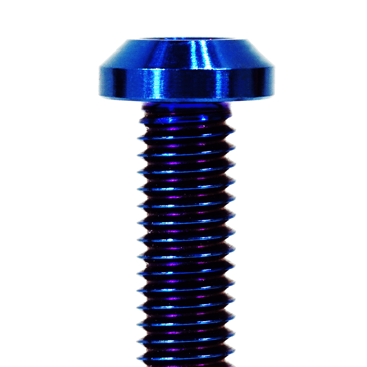 ZSPEC M6-1.0x70mm Dress Up Bolt® Fastener, Angled Head, Titanium Grade-5, Per Each - Howling Moto