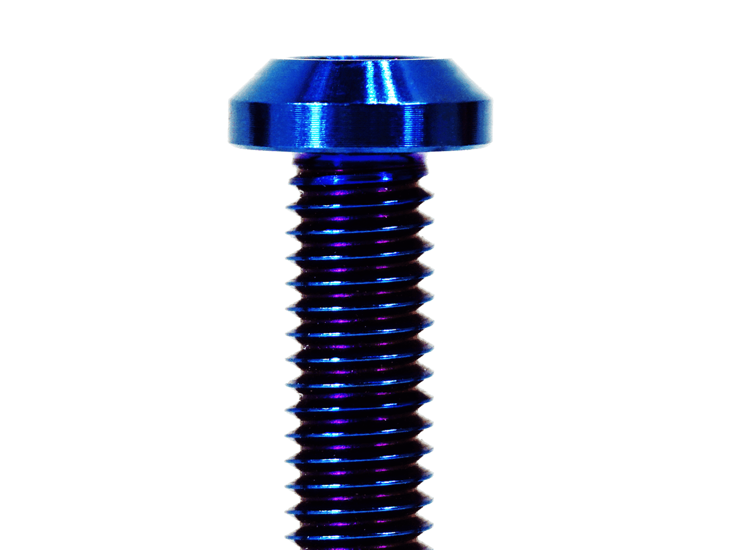 ZSPEC M8-1.25x35mm Dress Up Bolt® Fastener, Angled Head, Titanium Grade-5, Per Each - Howling Moto
