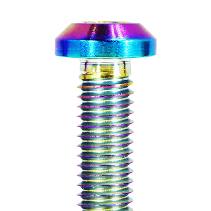 ZSPEC M6-1.0x24mm Dress Up Bolt® Fastener, Angled Head, Titanium Grade-5, Per Each - Howling Moto