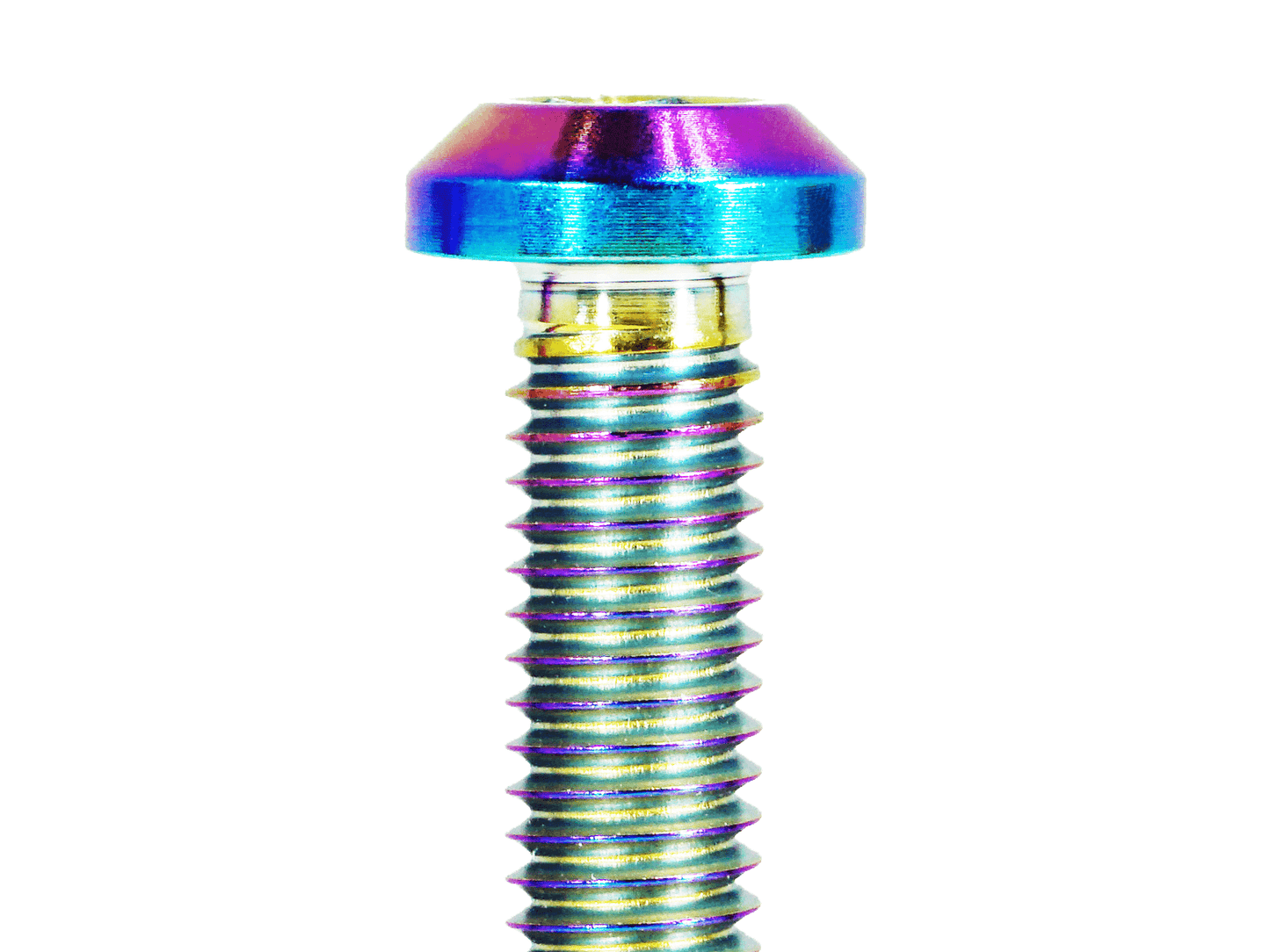 ZSPEC M8-1.25x35mm Dress Up Bolt® Fastener, Angled Head, Titanium Grade-5, Per Each - Howling Moto