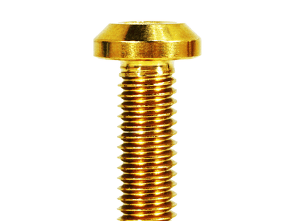 ZSPEC M8-1.25x35mm Dress Up Bolt® Fastener, Angled Head, Titanium Grade-5, Per Each - Howling Moto