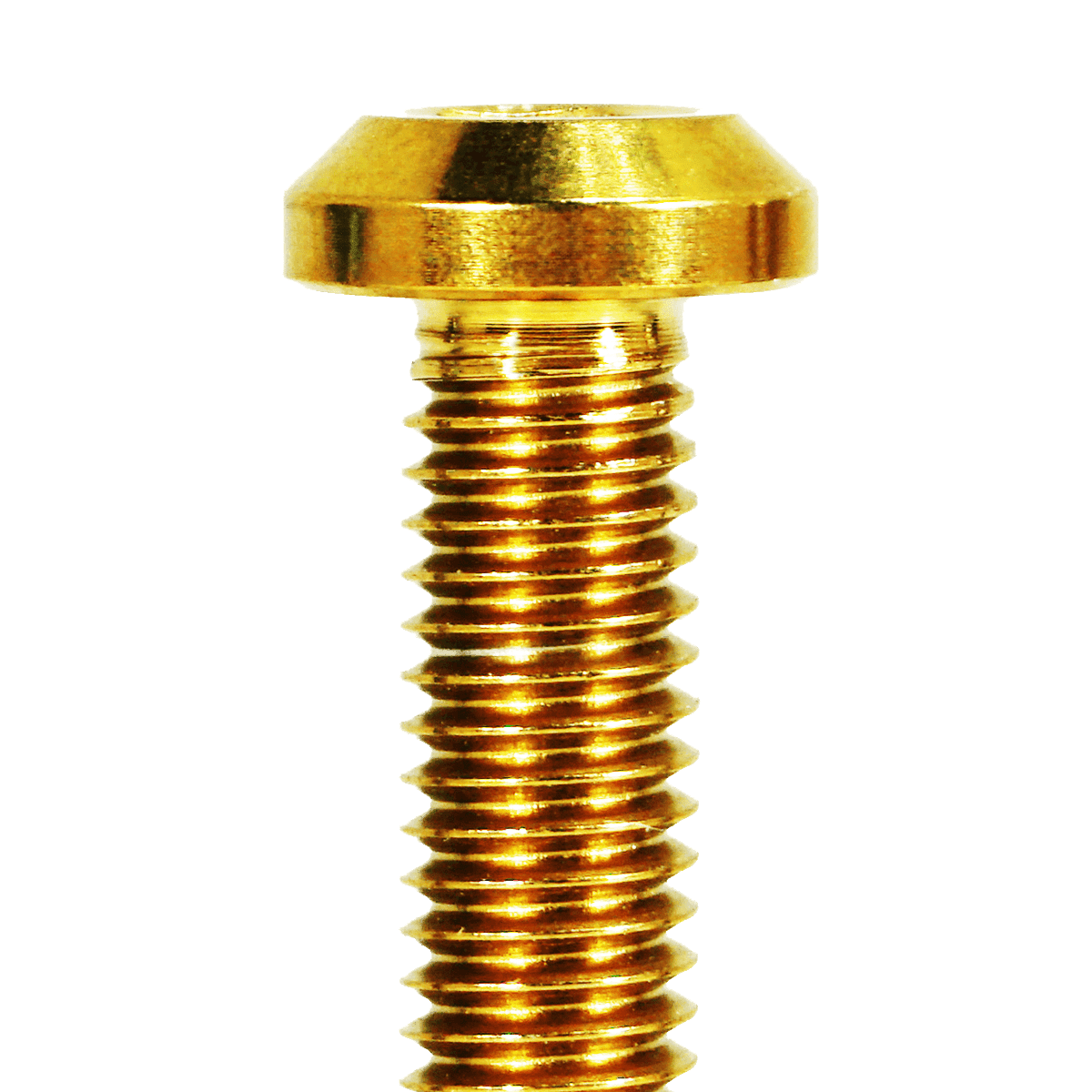 ZSPEC M6-1.0x35mm Dress Up Bolt® Fastener, Angled Head, Titanium Grade-5, Per Each - Howling Moto