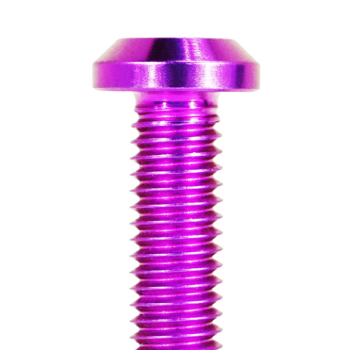 ZSPEC M6-1.0x24mm Dress Up Bolt® Fastener, Angled Head, Titanium Grade-5, Per Each - Howling Moto
