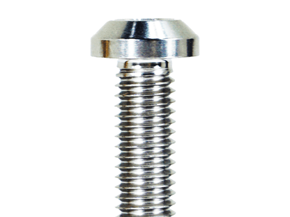 ZSPEC M8-1.25x35mm Dress Up Bolt® Fastener, Angled Head, Titanium Grade-5, Per Each - Howling Moto