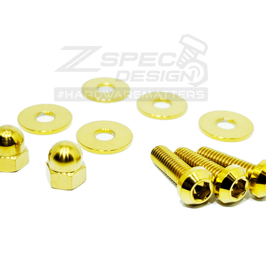 ZSPEC Engine Cover Bolts for '09-20 Nissan 370z Z34, Grade-5 Titanium - Howling Moto