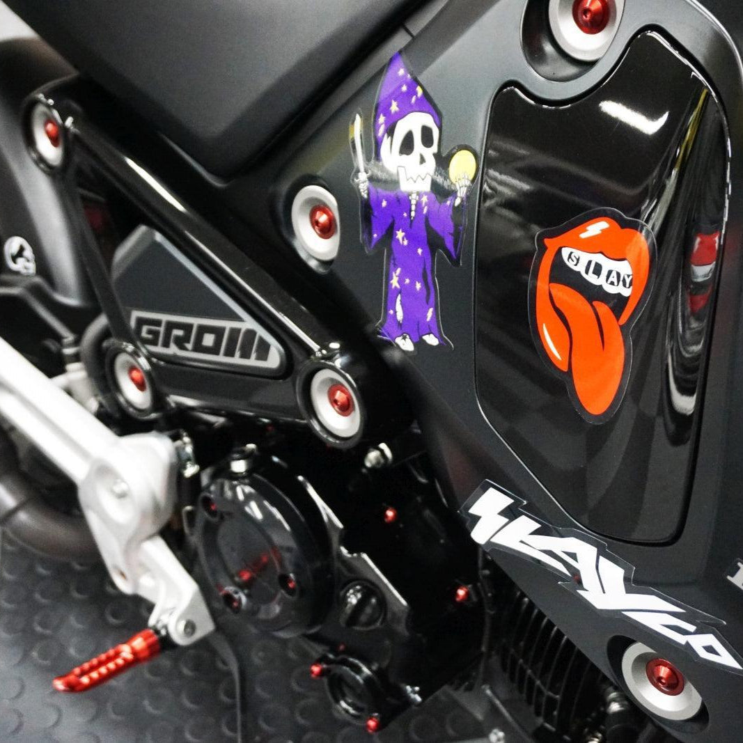 ZSPEC Dress-Up Bolts® Hardware Kit for the 2021+ Honda Grom Platform, Titanium - Howling Moto