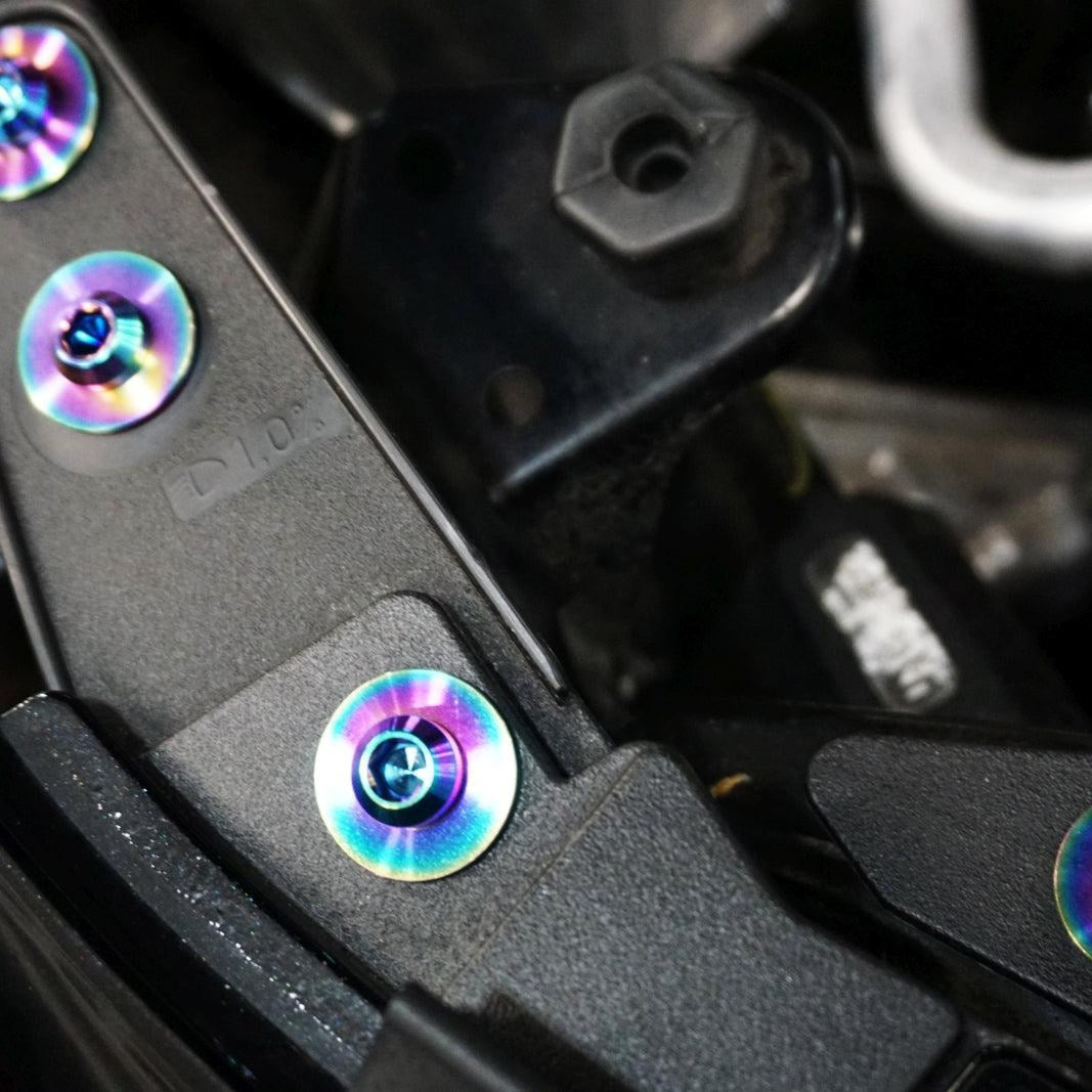 ZSPEC Stage-2 Dress Up Bolts® Fastener Kit for the '20-24 Mazda CX-30, Titanium - Howling Moto