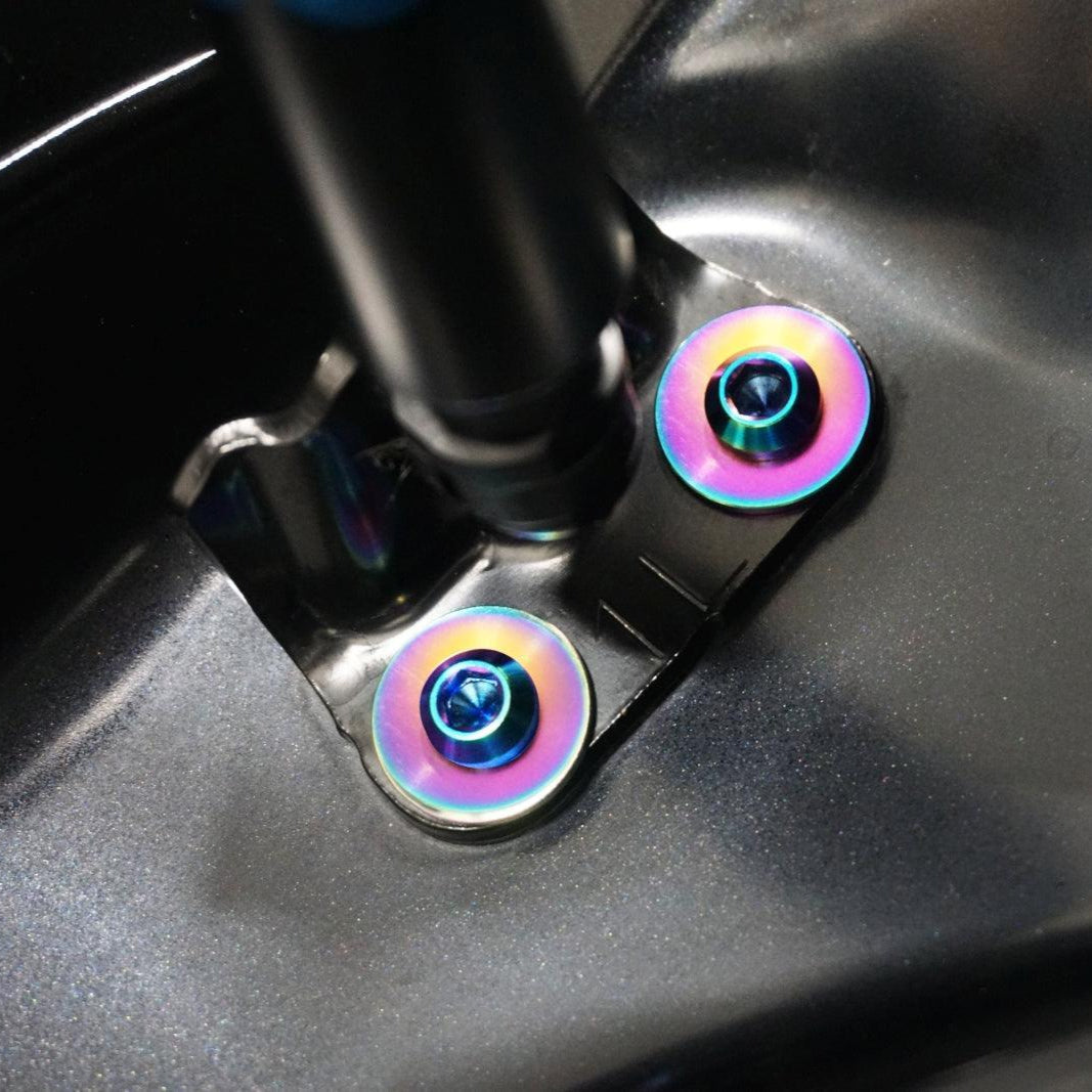 ZSPEC Trunk-Area Fastener Kit for the 2020+ Mazda CX-30, Titanium - Howling Moto
