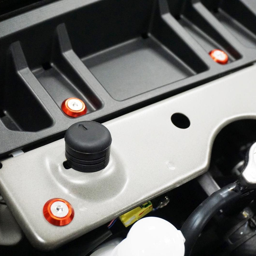 ZSPEC Stage-1 Dress Up Bolts® Fastener Kit for '23+ Mitsubishi Mirage, Stainless & Billet - Howling Moto