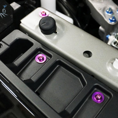 ZSPEC Stage-3 Dress Up Bolts® Fastener Kit for '23+ Mitsubishi Mirage, Titanium - Howling Moto