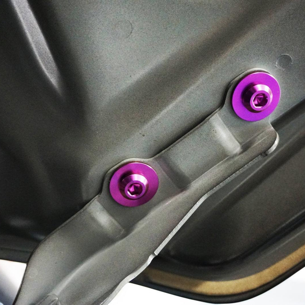 ZSPEC Stage-2 Dress Up Bolts® Fastener Kit for '23+ Mitsubishi Mirage, Titanium - Howling Moto