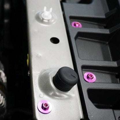 ZSPEC Stage-2 Dress Up Bolts® Fastener Kit for '23+ Mitsubishi Mirage, Titanium - Howling Moto