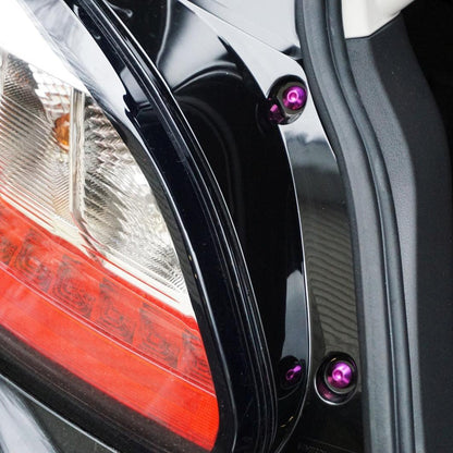 ZSPEC "Door Jams & Trunk-Area" Dress Up Bolts® Fastener Kit for '23+ Mitsubishi Mirage, Titanium - Howling Moto