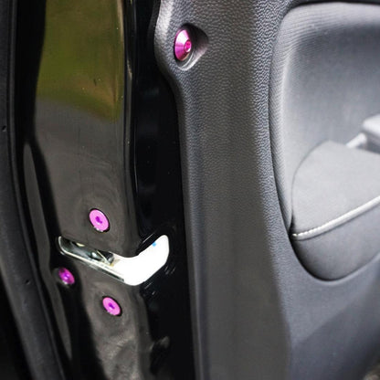 ZSPEC "Door Jams & Trunk-Area" Dress Up Bolts® Fastener Kit for '23+ Mitsubishi Mirage, Titanium - Howling Moto