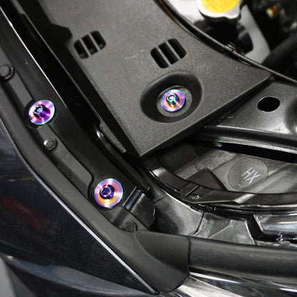 ZSPEC Stage-2 Dress Up Bolts® Fastener Kit for '18-24 Subaru CrossTrek, Titanium - Howling Moto