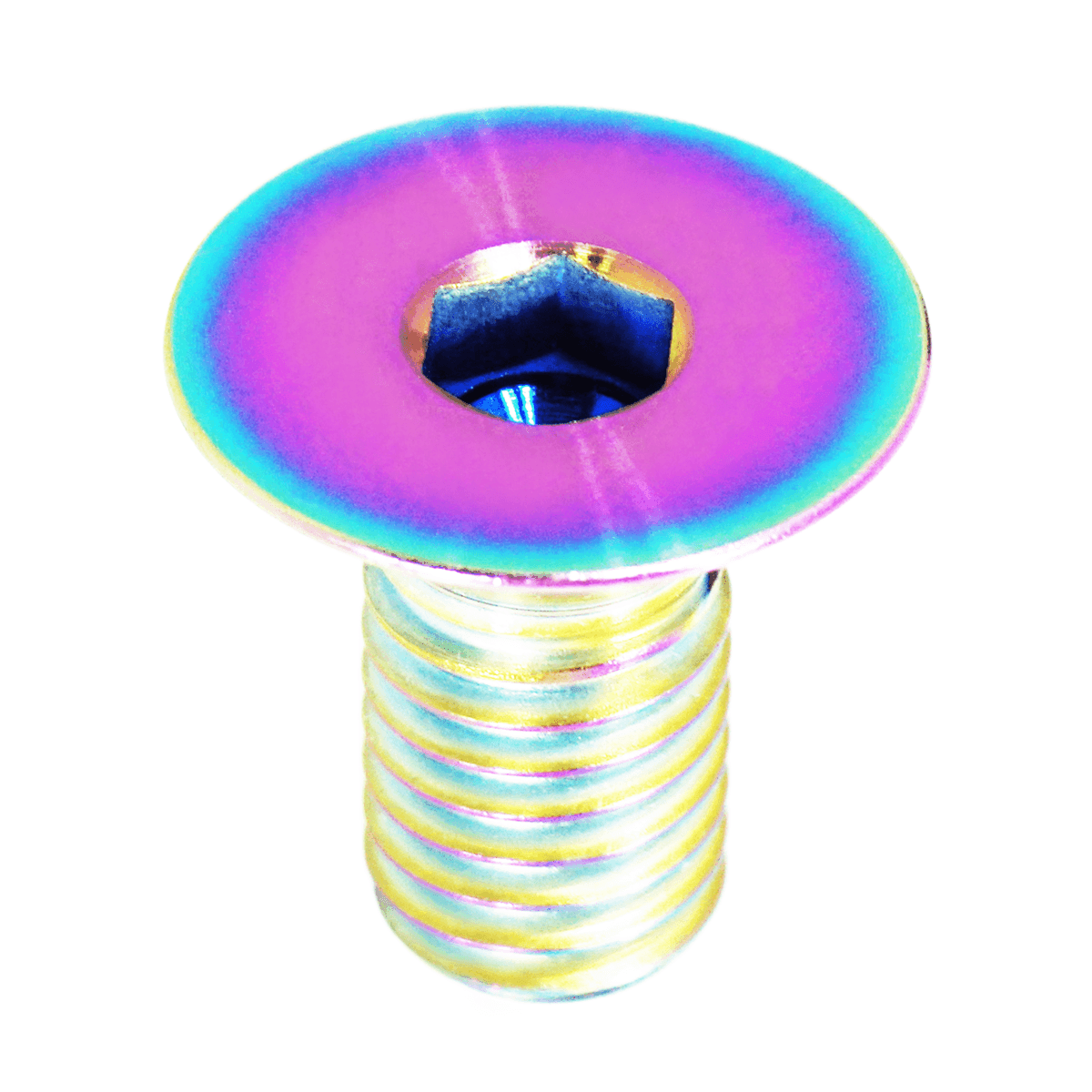 ZSPEC M5-0.8x25mm Flat-Head FHSC Fastener/Bolt, Titanium Grade-5, Per Each - Howling Moto
