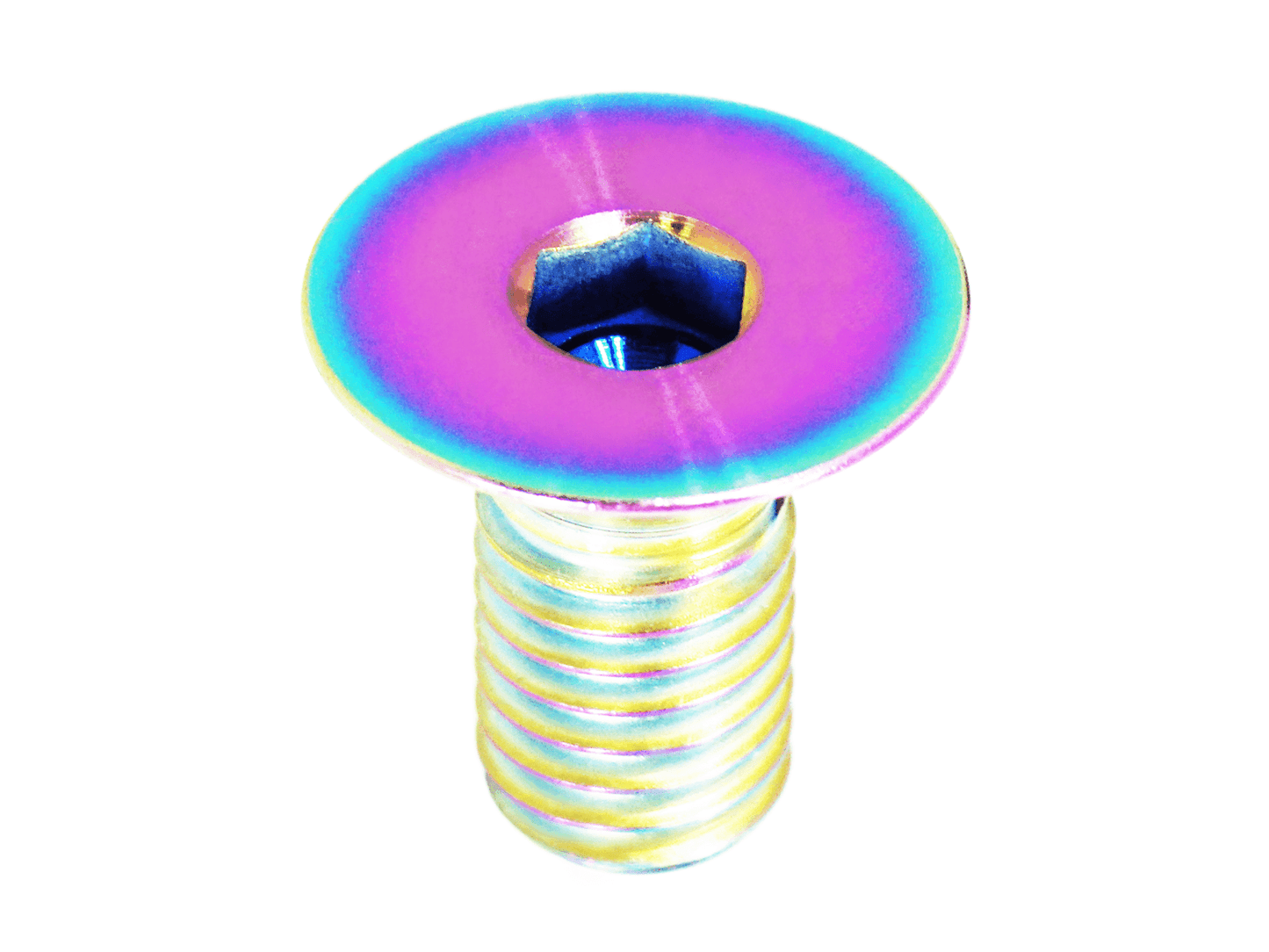 ZSPEC M6-1.0x30mm Flat-Head FHSC Fastener/Bolt, Titanium Grade-5, Per Each - Howling Moto