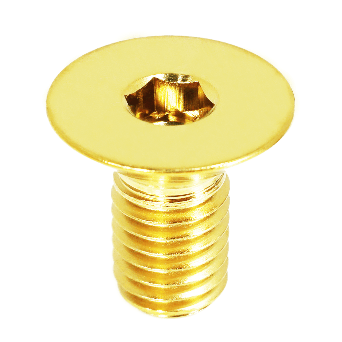 ZSPEC M8-1.25x16mm Flat-Head FHSC Fastener/Bolt, Titanium Grade-5, Per Each - Howling Moto