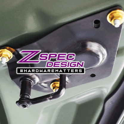ZSPEC M10-1.25 Metric Flare Nuts, Titanium Grade-5, Sold Per Nut - Howling Moto