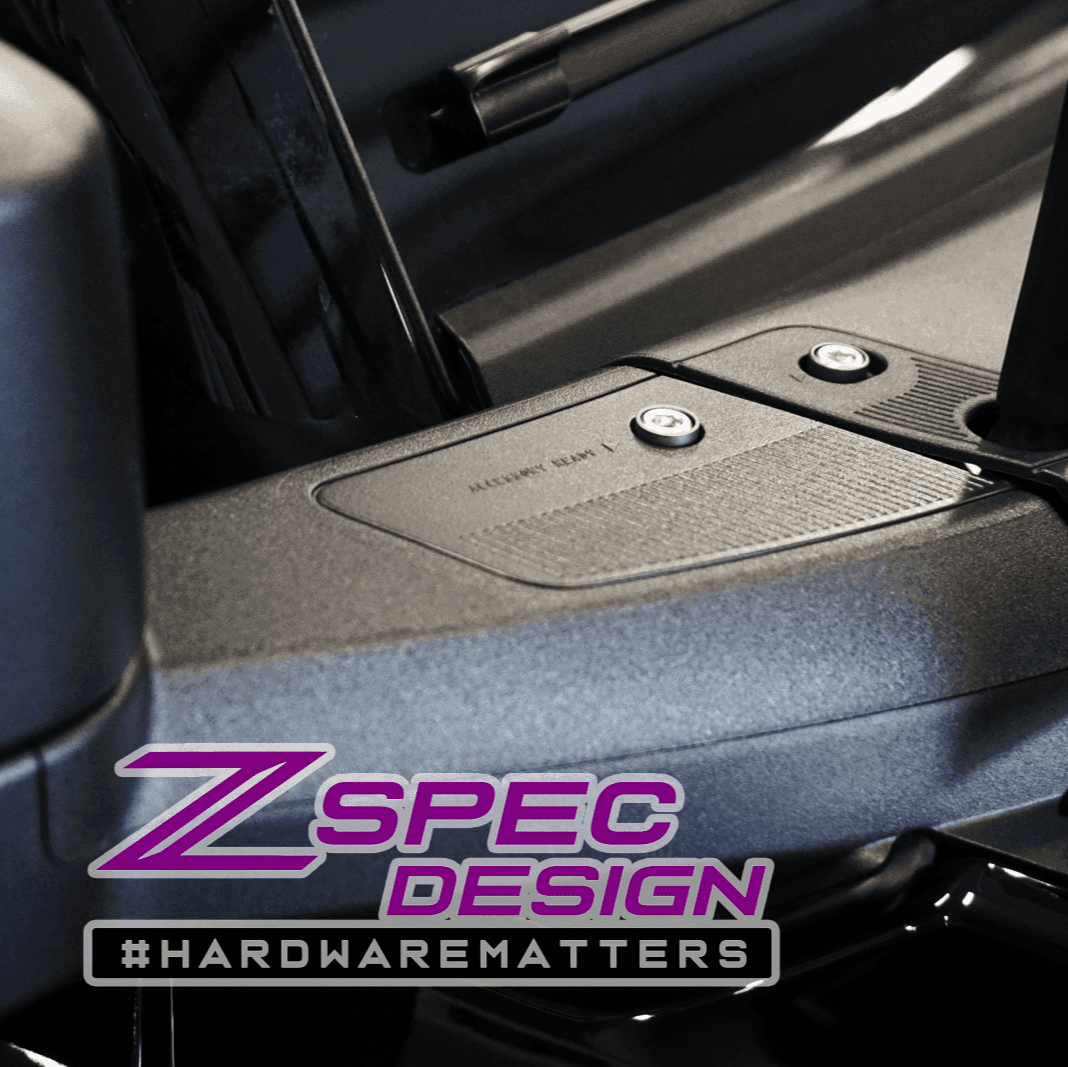 ZSPEC Stage-3 Dress Up Bolts® Fastener Kit for '21+ Ford Bronco 2.7L, Stainless-Billet - Howling Moto