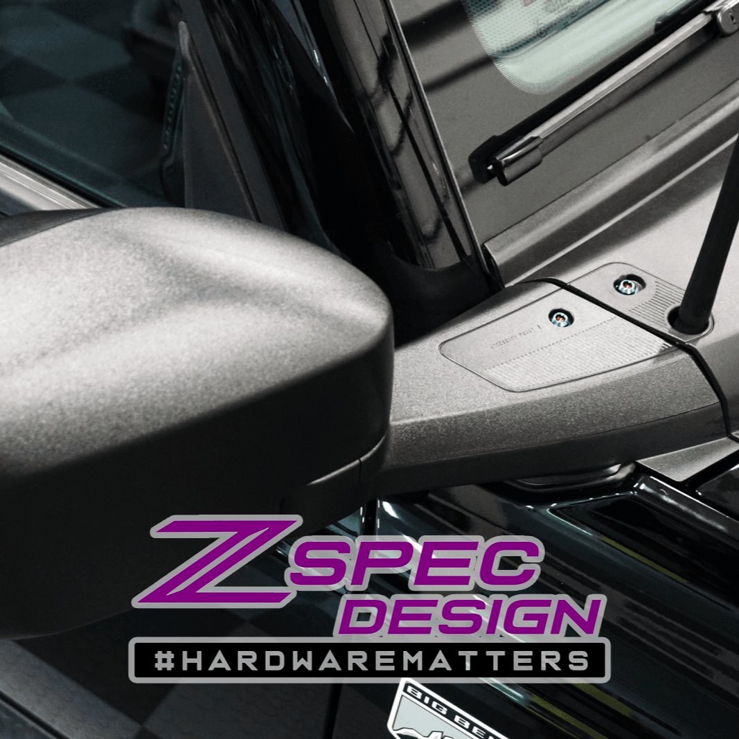 ZSPEC Stage-3 Dress Up Bolts® Fastener Kit for 21+ Ford Bronco 2.7L, Titanium & Billet - Howling Moto
