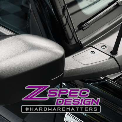 ZSPEC Stage-3 Dress Up Bolts® Fastener Kit for 21+ Ford Bronco 2.7L, Titanium & Billet - Howling Moto