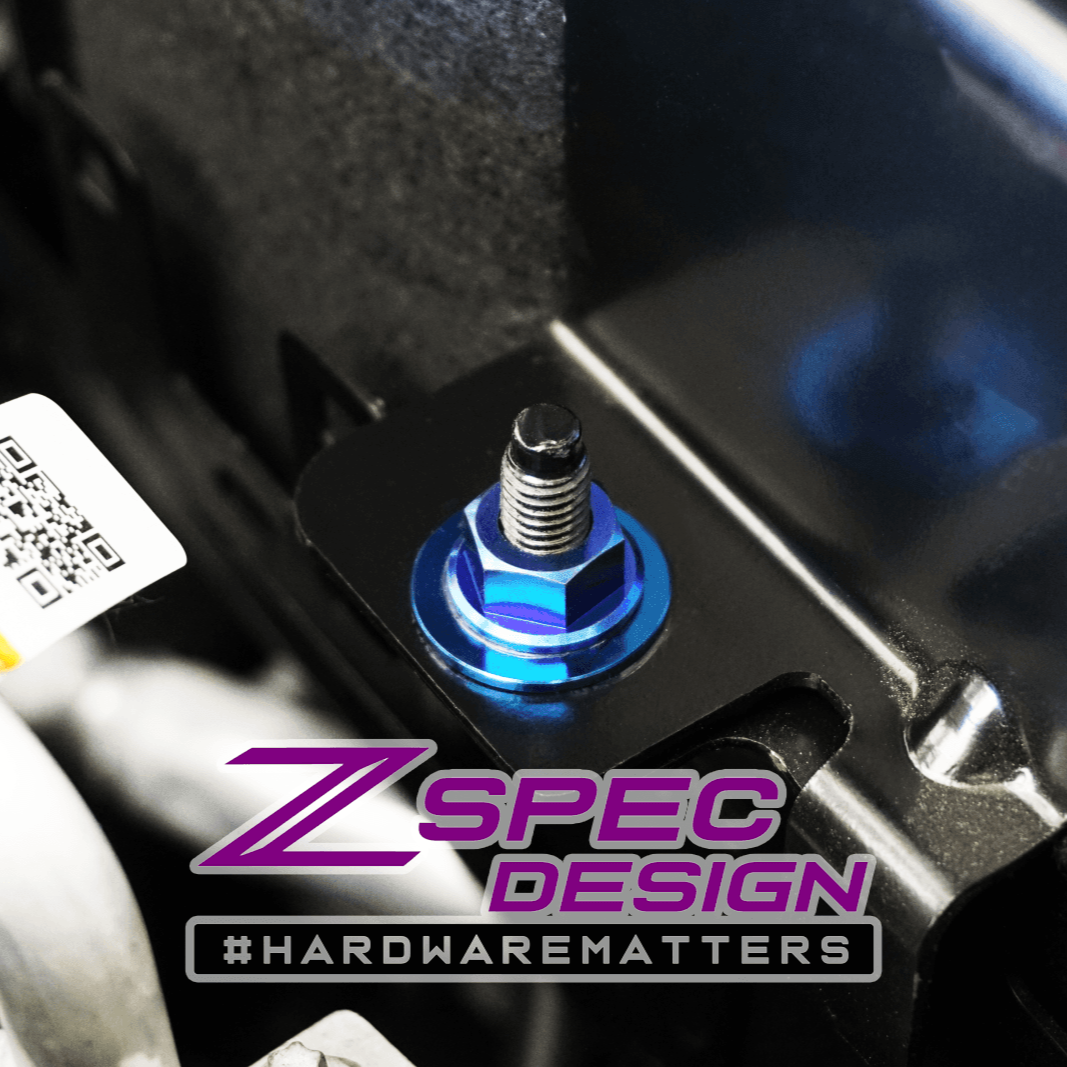 ZSPEC Stage-3 Dress Up Bolts® Fastener Kit for 21+ Ford Bronco 2.7L, Titanium & Billet - Howling Moto