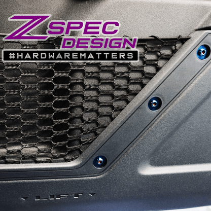 ZSPEC Stage-3 Dress Up Bolts® Fastener Kit for 21+ Ford Bronco 2.7L, Titanium & Billet - Howling Moto
