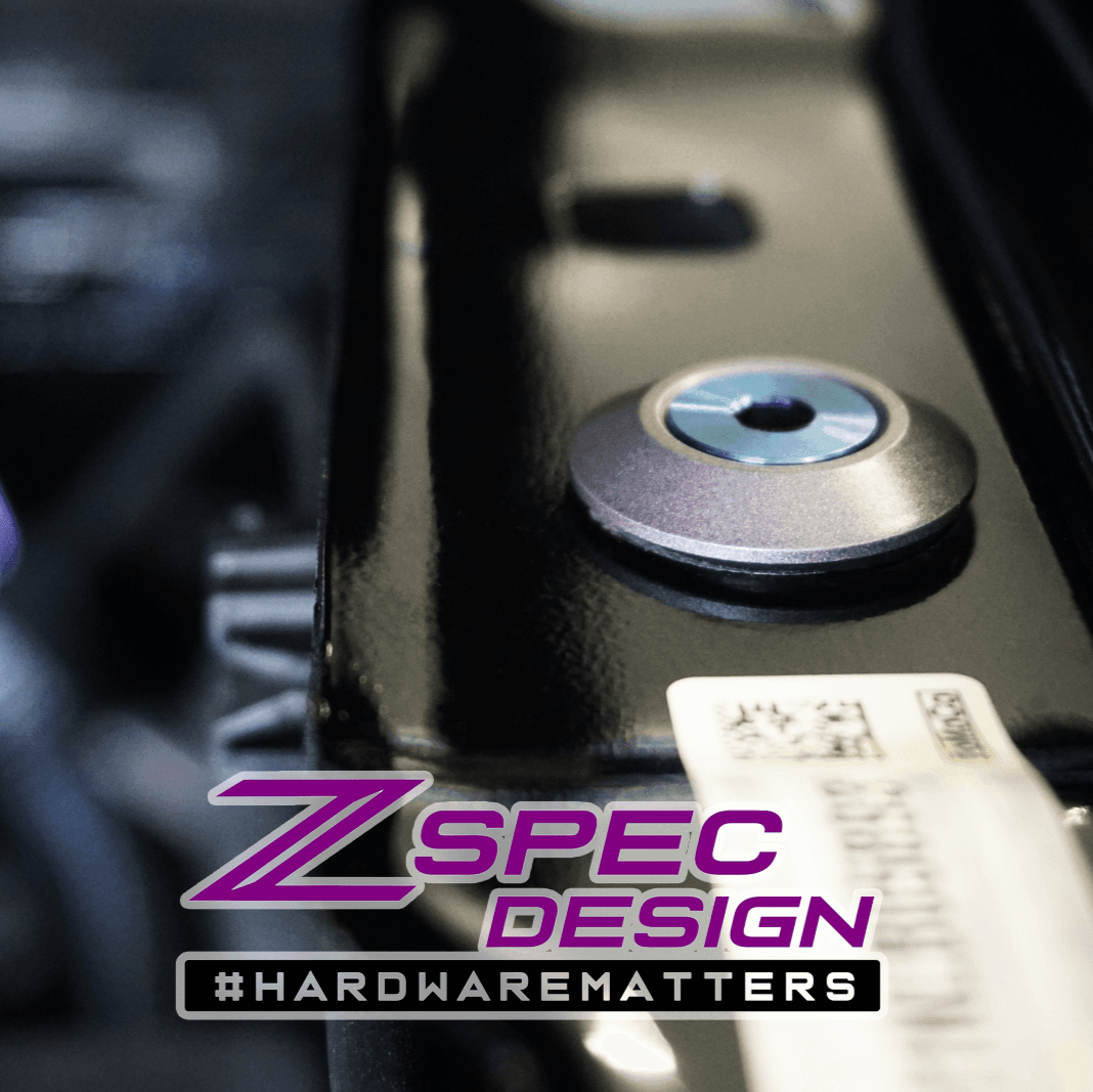 ZSPEC Stage-3 Dress Up Bolts® Fastener Kit for 21+ Ford Bronco 2.7L, Titanium & Billet - Howling Moto