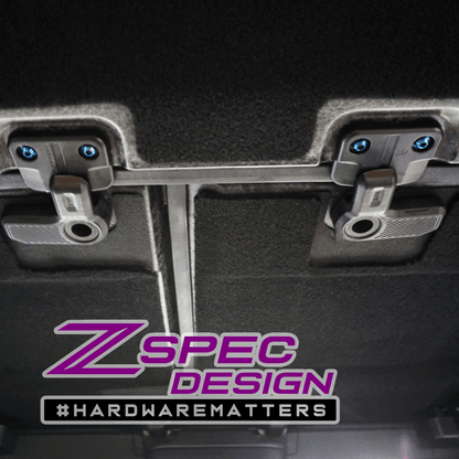 ZSPEC Interior Dress Up Bolts® Fastener Kit for 21+ Ford Bronco 2.7L, Titanium & Billet - Howling Moto