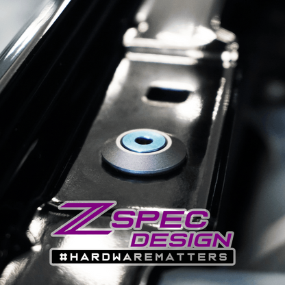 ZSPEC Stage-3 Dress Up Bolts® Fastener Kit for 21+ Ford Bronco 2.7L, Titanium & Billet - Howling Moto