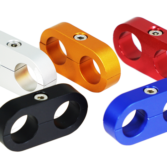 ZSPEC Billet Fuel Hose Clamp for rubber or braided hose, 15.1mm I.D. min. - Howling Moto