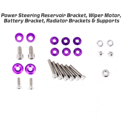 ZSPEC Stage-3 Dress Up Bolts® Kit for Nissan Skyline GT-R/GTR R32/R33/R34, Stainless & Billet - Howling Moto
