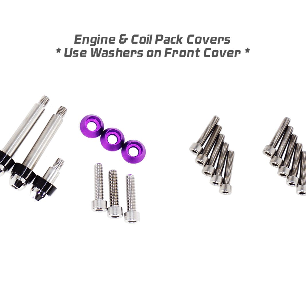 ZSPEC Stage-3 Dress Up Bolts® Kit for Nissan Skyline GT-R/GTR R32/R33/R34, Stainless & Billet - Howling Moto