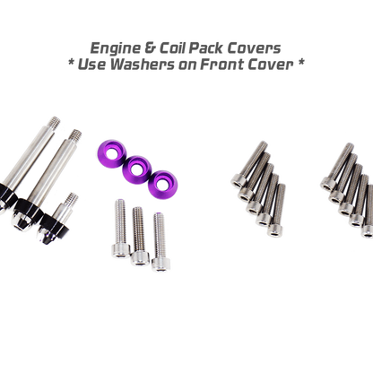 ZSPEC Stage-3 Dress Up Bolts® Kit for Nissan Skyline GT-R/GTR R32/R33/R34, Stainless & Billet - Howling Moto