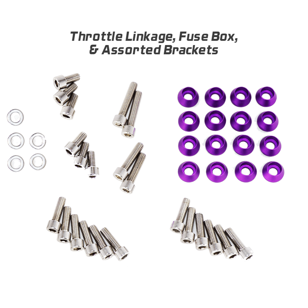 ZSPEC Stage-3 Dress Up Bolts® Kit for Nissan Skyline GT-R/GTR R32/R33/R34, Stainless & Billet - Howling Moto