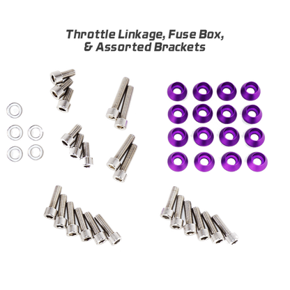 ZSPEC Stage-3 Dress Up Bolts® Kit for Nissan Skyline GT-R/GTR R32/R33/R34, Stainless & Billet - Howling Moto